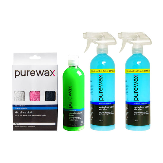 Waterless Wash & Towel Clean Kit - FREE Upgrade